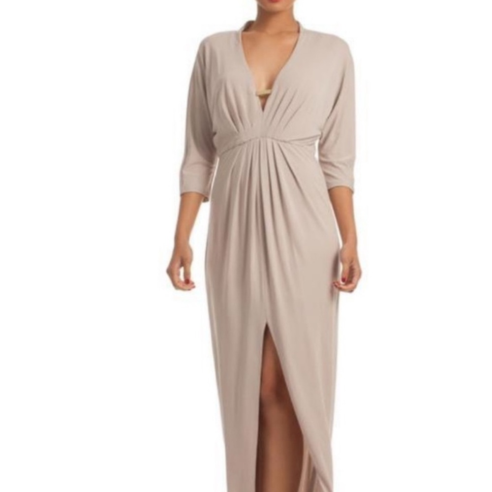 Trina Turk Beige Formal Casual Maxi Dress size 2